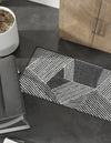Copenhagen Edge Collection Area Rug -  Osterbro Runner Black  lifestyle 137
