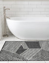 Copenhagen Edge Collection Area Rug -  Osterbro Runner Black  lifestyle 149