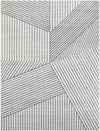 Copenhagen Edge Collection Area Rug -  Osterbro Rectangle Ivory  lifestyle 2