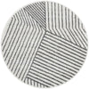 Copenhagen Edge Collection Area Rug -  Osterbro Round Ivory  lifestyle 46