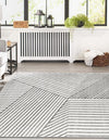 Copenhagen Edge Collection Area Rug -  Osterbro Rectangle Ivory  lifestyle 20
