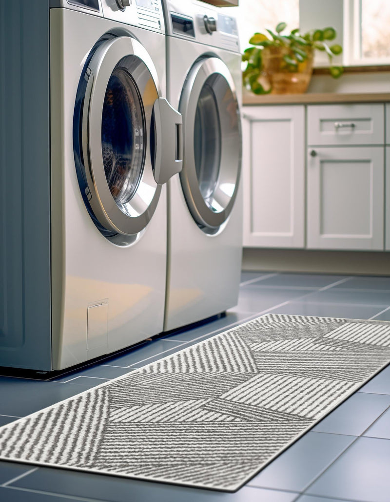 Copenhagen Edge Collection Area Rug -  Osterbro Runner Ivory  lifestyle 77