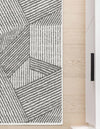 Copenhagen Edge Collection Area Rug -  Osterbro Runner Ivory  lifestyle 105