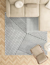 Copenhagen Edge Collection Area Rug -  Osterbro Square Ivory  lifestyle 182