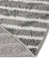 Copenhagen Edge Collection Area Rug -  Osterbro Round Gray  lifestyle 130