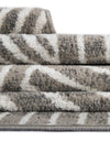 Copenhagen Edge Collection Area Rug -  Osterbro Round Gray  lifestyle 160