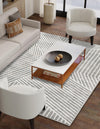 Copenhagen Edge Collection Area Rug -  Osterbro Rectangle Gray  lifestyle 14