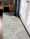 Copenhagen Edge Collection Area Rug -  Osterbro Runner Gray  lifestyle 104