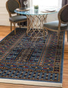 Samarkand Elegance Collection Area Rug -  Ishratkhana Rectangle Blue  lifestyle 13