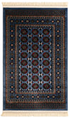 Samarkand Elegance Collection Area Rug -  Margilan (Blue) Rectangle Blue Main