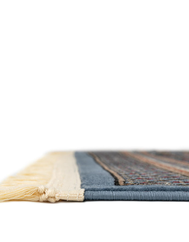 Samarkand Elegance Collection Area Rug -  Margilan (Blue) Rectangle Blue  lifestyle 14
