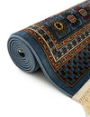 Samarkand Elegance Collection Area Rug -  Margilan (Blue) Rectangle Blue  lifestyle 19
