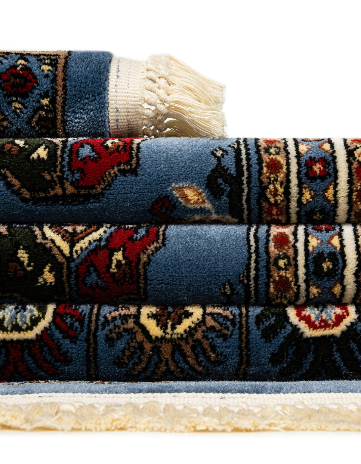 Samarkand Elegance Collection Area Rug -  Margilan (Blue) Rectangle Blue  lifestyle 21