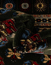 Samarkand Elegance Collection Area Rug -  Margilan (Dark Green) Rectangle Dark Green  lifestyle 15
