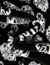 Samarkand Elegance Collection Area Rug -  Margilan (Black and White) Rectangle Black and White  lifestyle 28