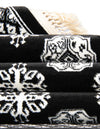 Samarkand Elegance Collection Area Rug -  Margilan (Black and White) Rectangle Black and White  lifestyle 40