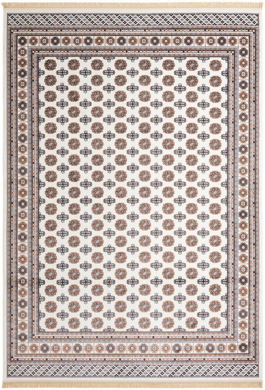 Samarkand Elegance Collection Area Rug -  Margilan (Ivory) Rectangle Ivory Main