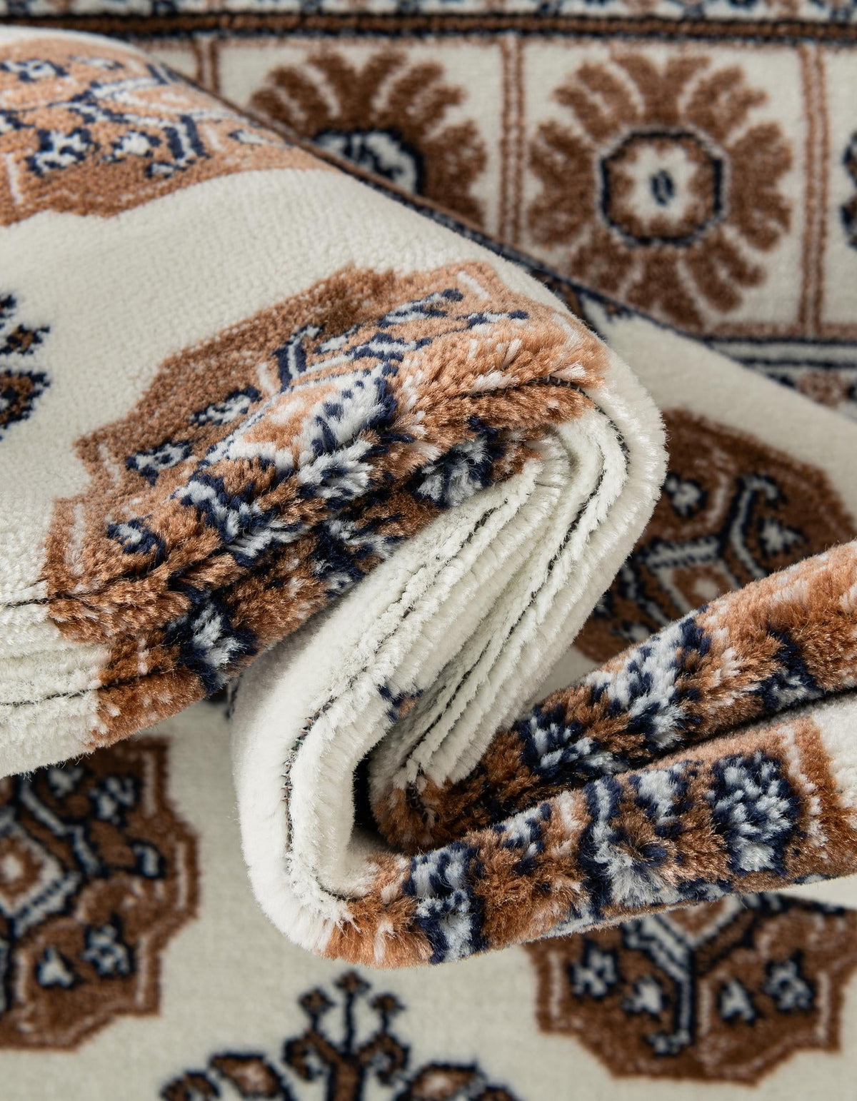 Samarkand Elegance Collection Area Rug -  Margilan (Ivory) Rectangle Ivory  lifestyle 14
