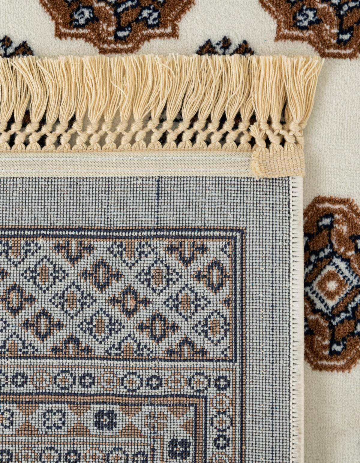 Samarkand Elegance Collection Area Rug -  Margilan (Ivory) Rectangle Ivory  lifestyle 15