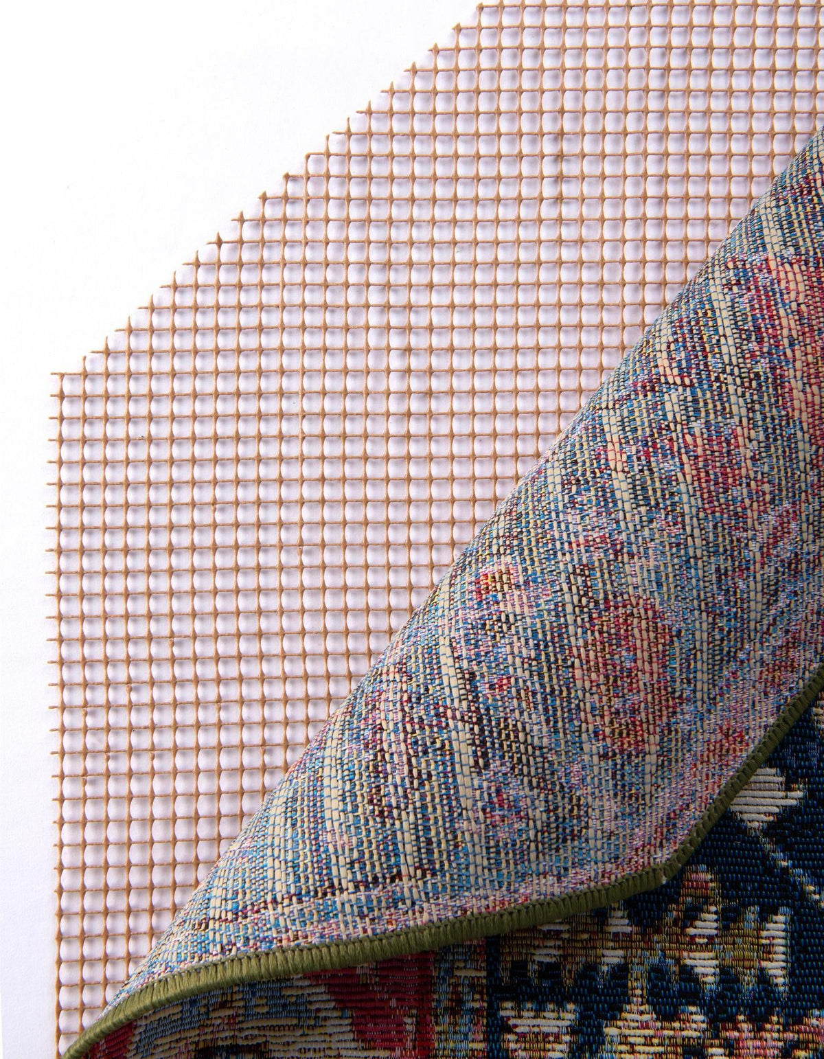 All-Weather Floor Shield Collection Rug Pad - Terracotta Octagon Brown  lifestyle 46