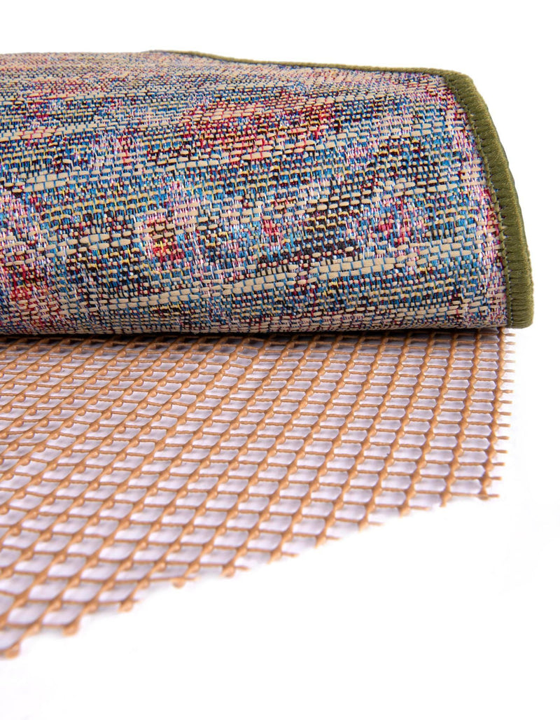 All-Weather Floor Shield Collection Rug Pad - Terracotta Octagon Brown  lifestyle 50