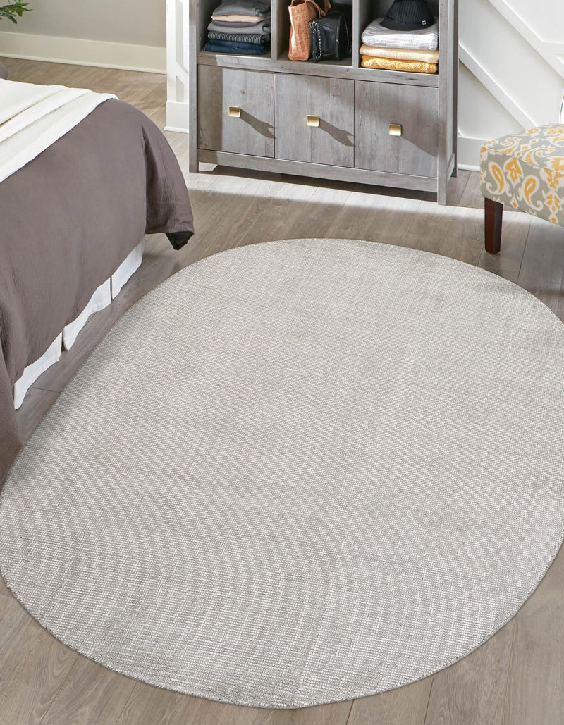 Berkshire Estate Collection Area Rug - Windsor (Grey Manor) Oval Grey Manor  lifestyle 33