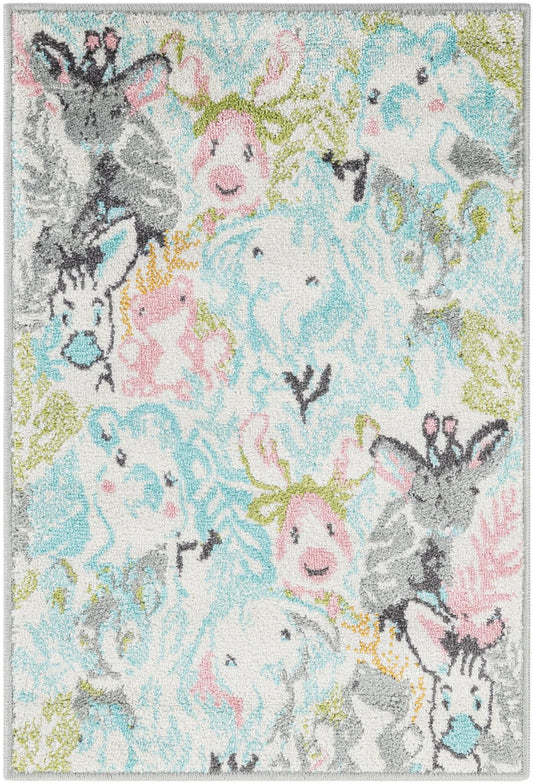 Playful Patterns Collection Area Rug -  Splash Rectangle Multi Main
