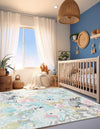 Playful Patterns Collection Area Rug -  Splash Rectangle Multi  lifestyle 4