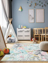 Playful Patterns Collection Area Rug -  Splash Rectangle Multi  lifestyle 11