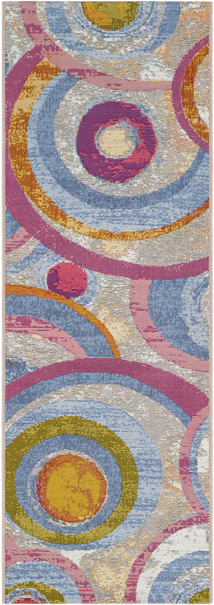 Urban Terrace Collection Area Rug -  Plaza Runner Multi  lifestyle 42