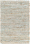 Desert Weave Jute Collection Area Rug -  Thar Rectangle Blue and Ivory  lifestyle 4