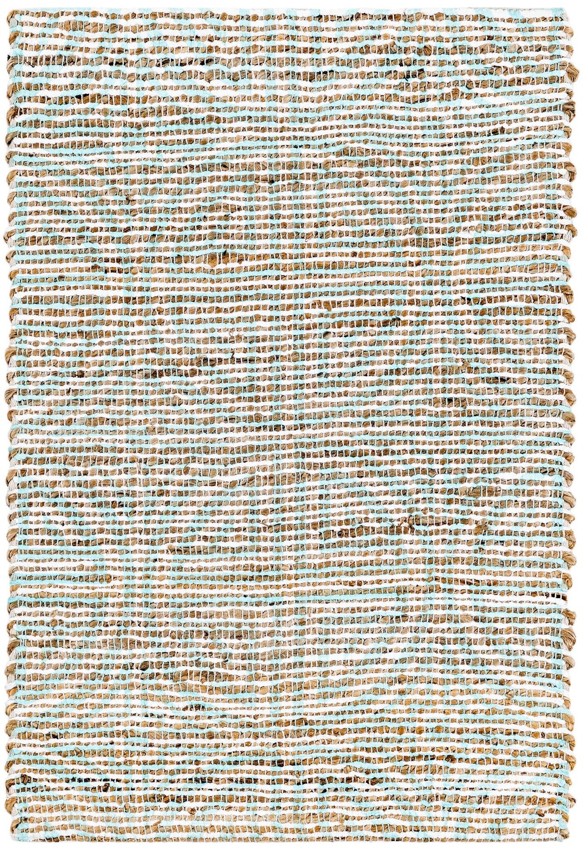 Desert Weave Jute Collection Area Rug -  Thar Rectangle Blue and Ivory  lifestyle 4