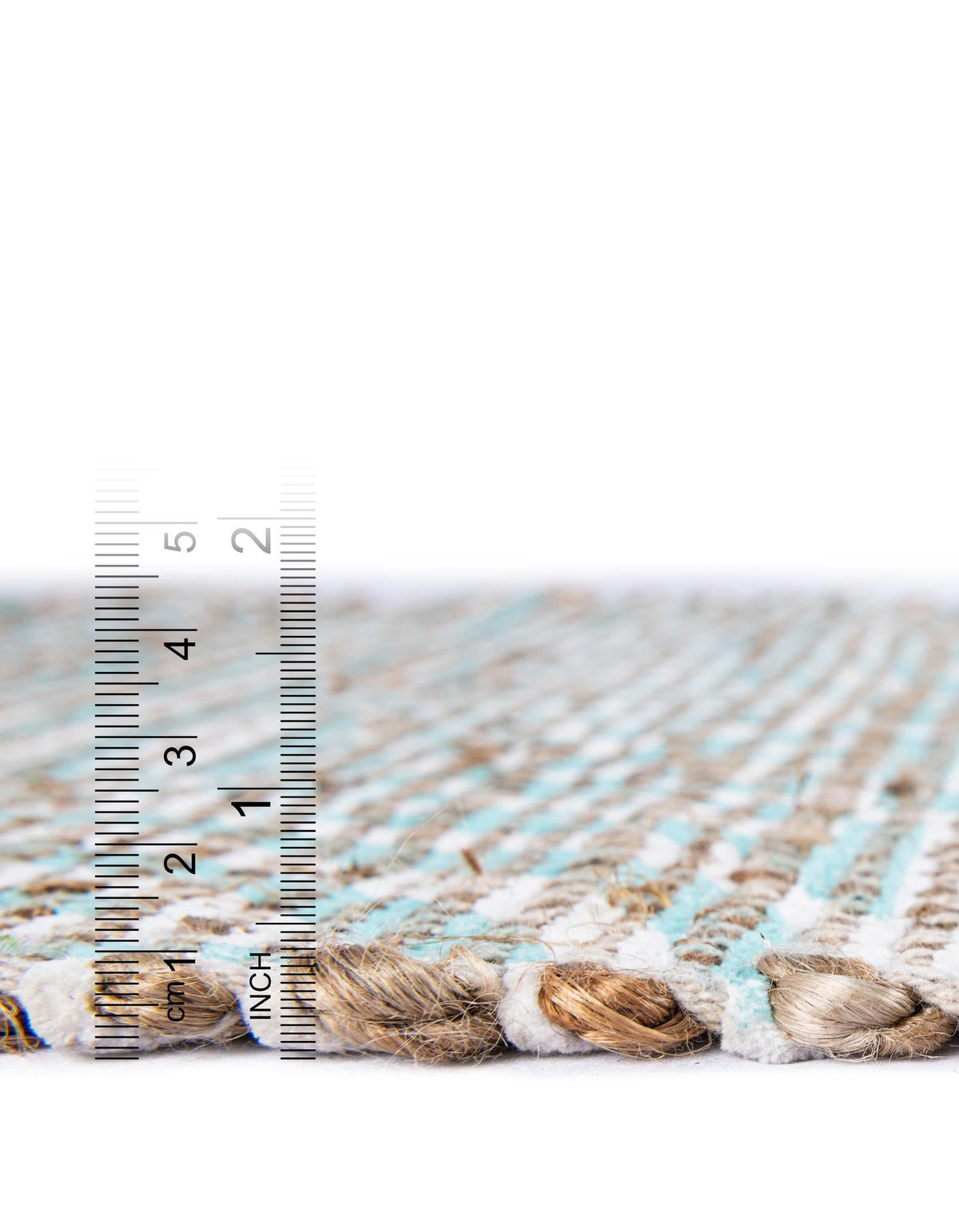 Desert Weave Jute Collection Area Rug -  Thar Rectangle Blue and Ivory  lifestyle 30