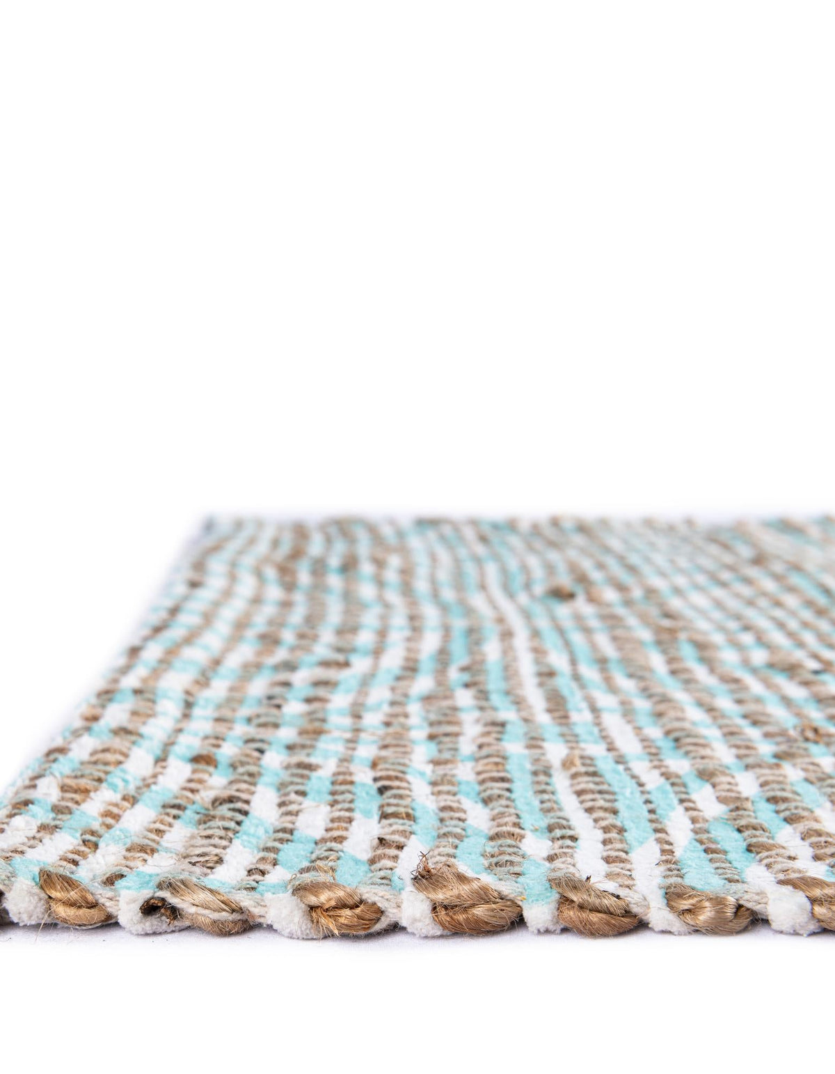 Desert Weave Jute Collection Area Rug -  Thar Rectangle Blue and Ivory  lifestyle 36