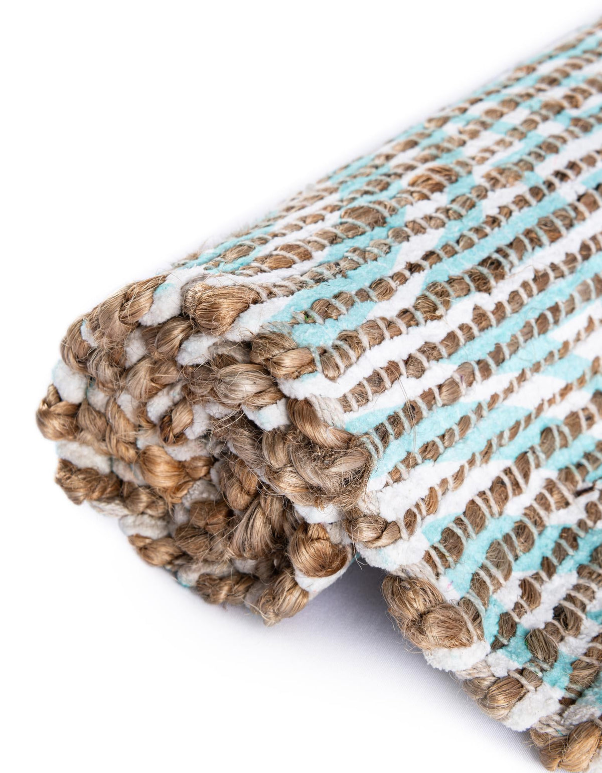 Desert Weave Jute Collection Area Rug -  Thar Rectangle Blue and Ivory  lifestyle 51