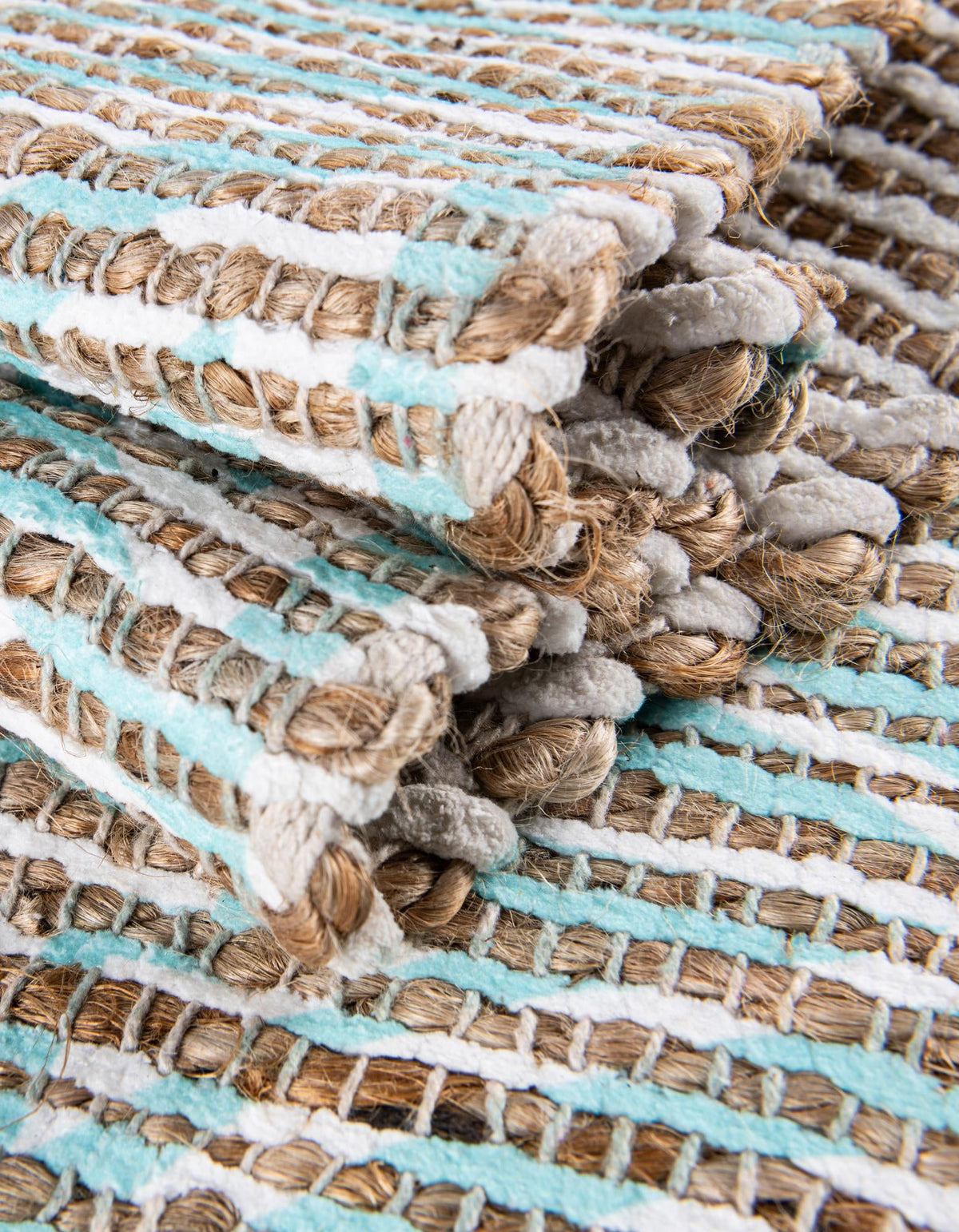 Desert Weave Jute Collection Area Rug -  Thar Rectangle Blue and Ivory  lifestyle 54