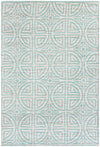 Desert Weave Jute Collection Area Rug -  Thar Rectangle Blue and Ivory  lifestyle 3