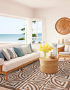 Desert Weave Jute Collection Area Rug -  Thar Rectangle Light Brown and Ivory  lifestyle 9