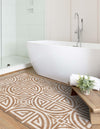 Desert Weave Jute Collection Area Rug -  Thar Rectangle Light Brown and Ivory  lifestyle 15
