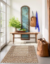 Desert Weave Jute Collection Area Rug -  Thar Rectangle Light Brown and Ivory  lifestyle 18