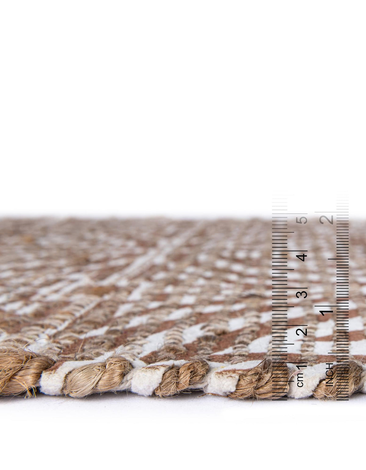 Desert Weave Jute Collection Area Rug -  Thar Rectangle Light Brown and Ivory  lifestyle 28
