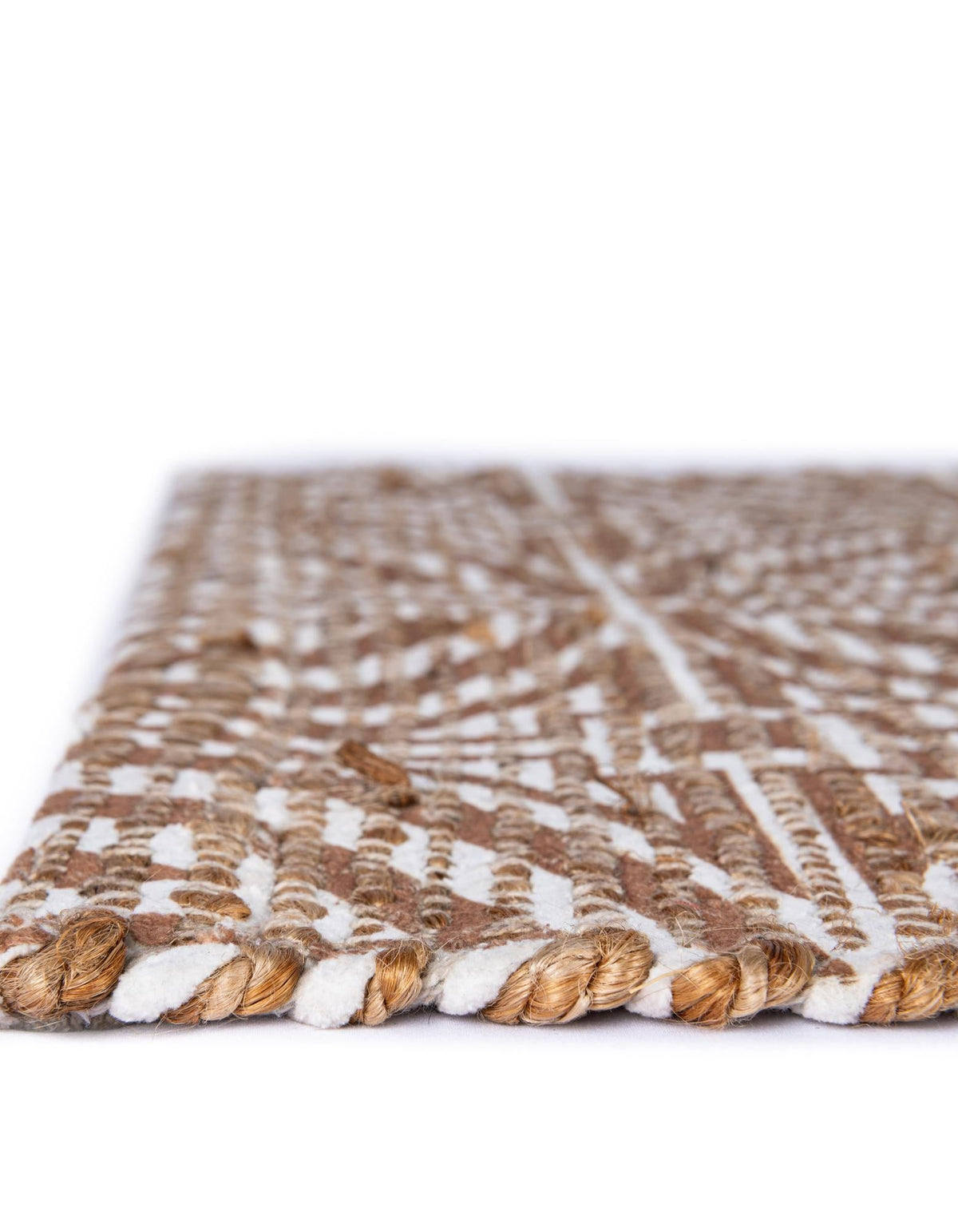 Desert Weave Jute Collection Area Rug -  Thar Rectangle Light Brown and Ivory  lifestyle 34