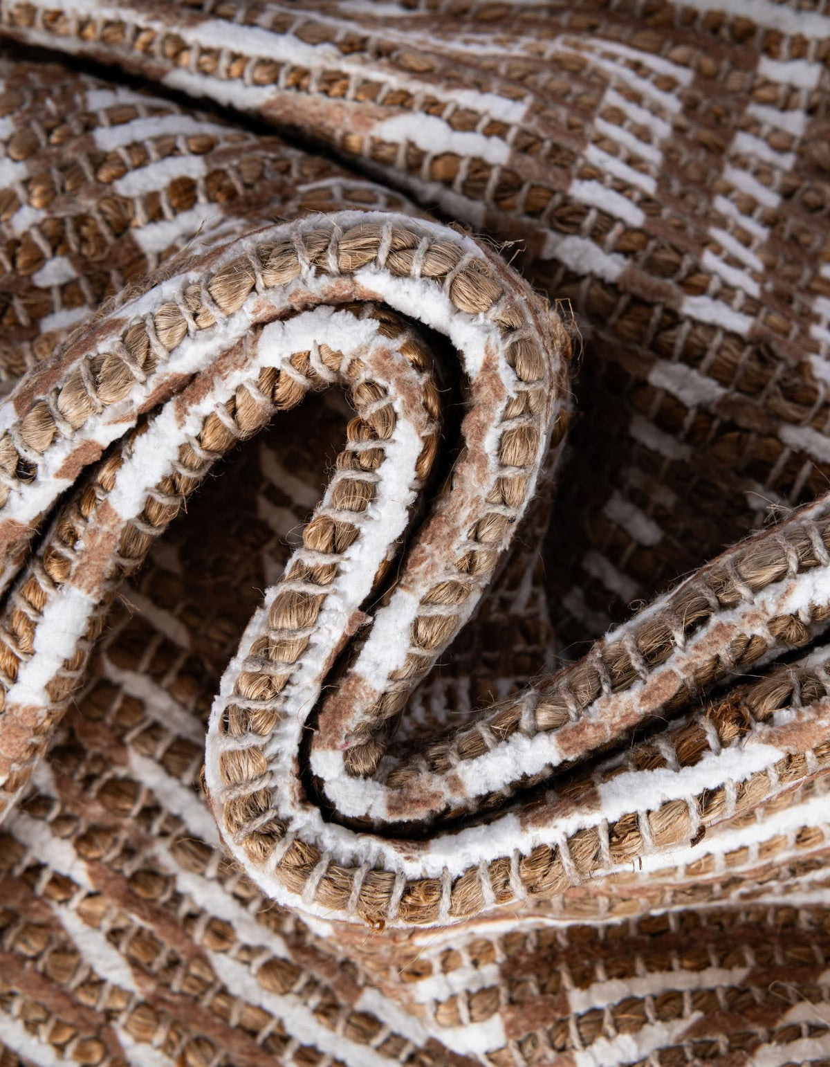 Desert Weave Jute Collection Area Rug -  Thar Rectangle Light Brown and Ivory  lifestyle 37