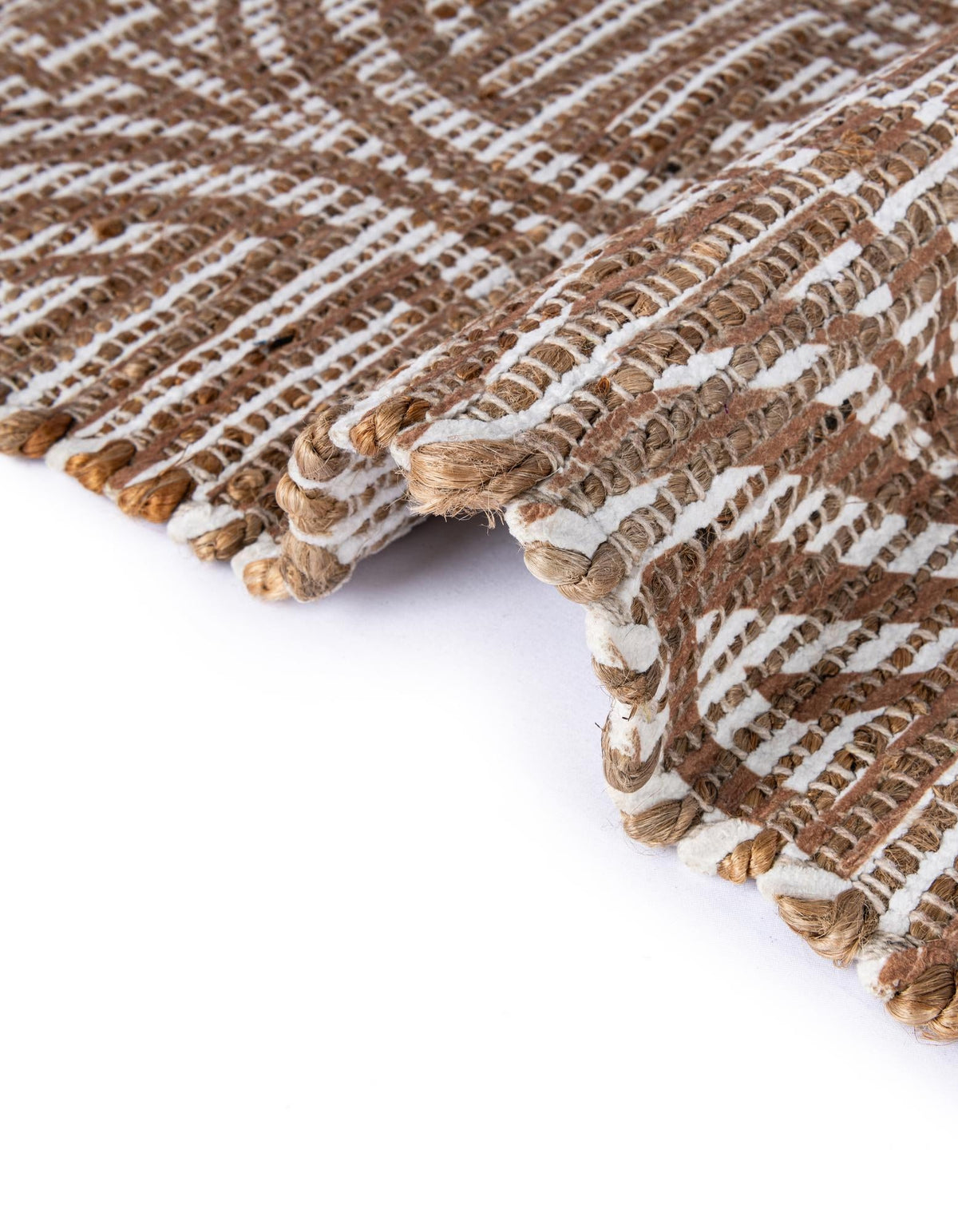 Desert Weave Jute Collection Area Rug -  Thar Rectangle Light Brown and Ivory  lifestyle 43