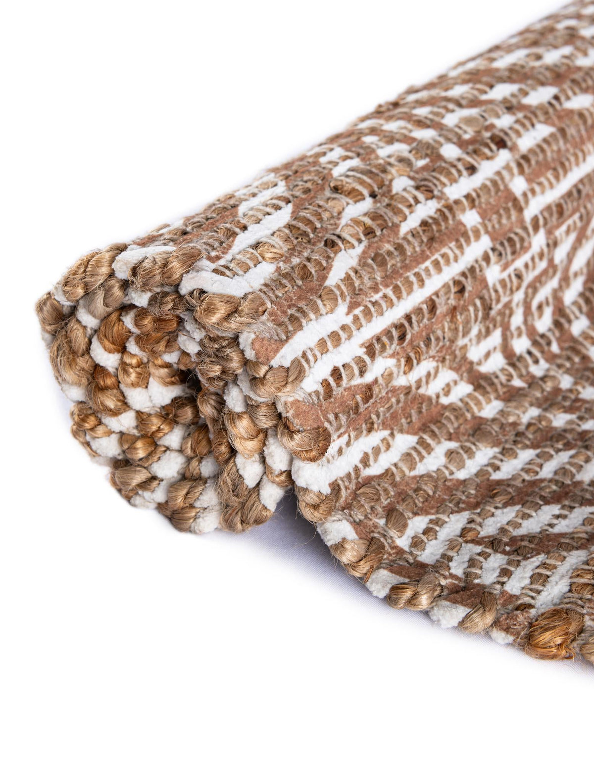 Desert Weave Jute Collection Area Rug -  Thar Rectangle Light Brown and Ivory  lifestyle 49