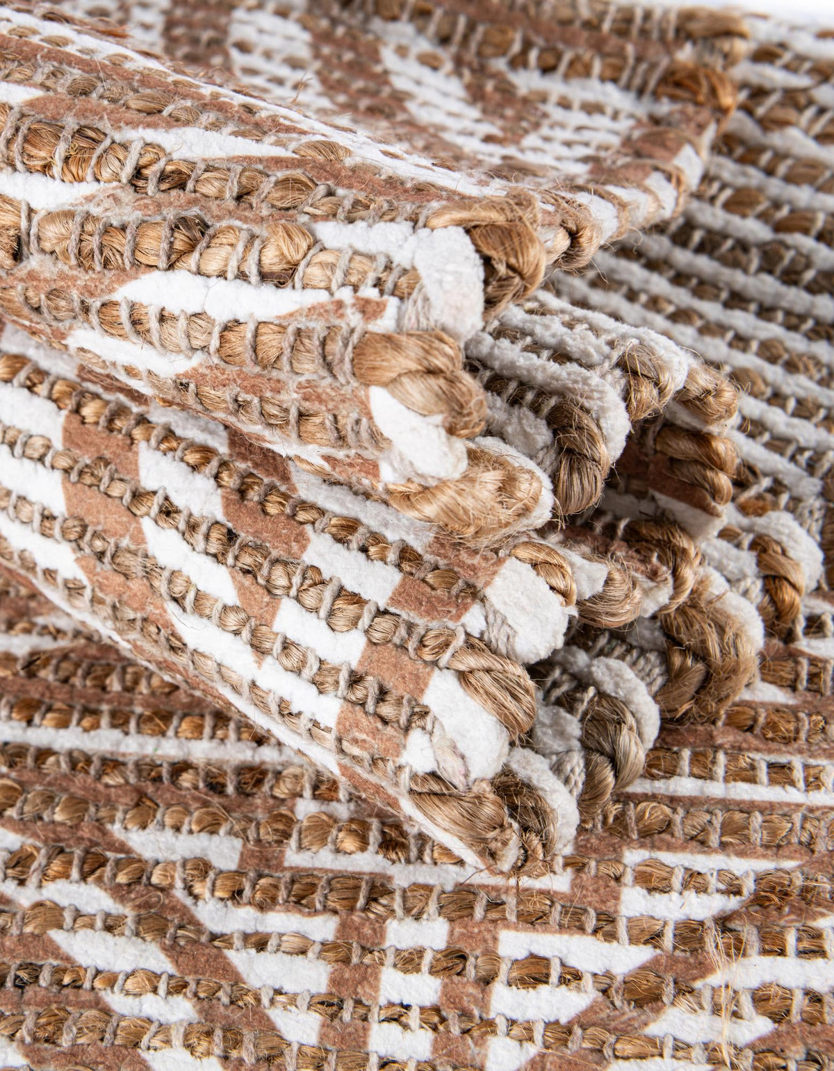 Desert Weave Jute Collection Area Rug -  Thar Rectangle Light Brown and Ivory  lifestyle 52