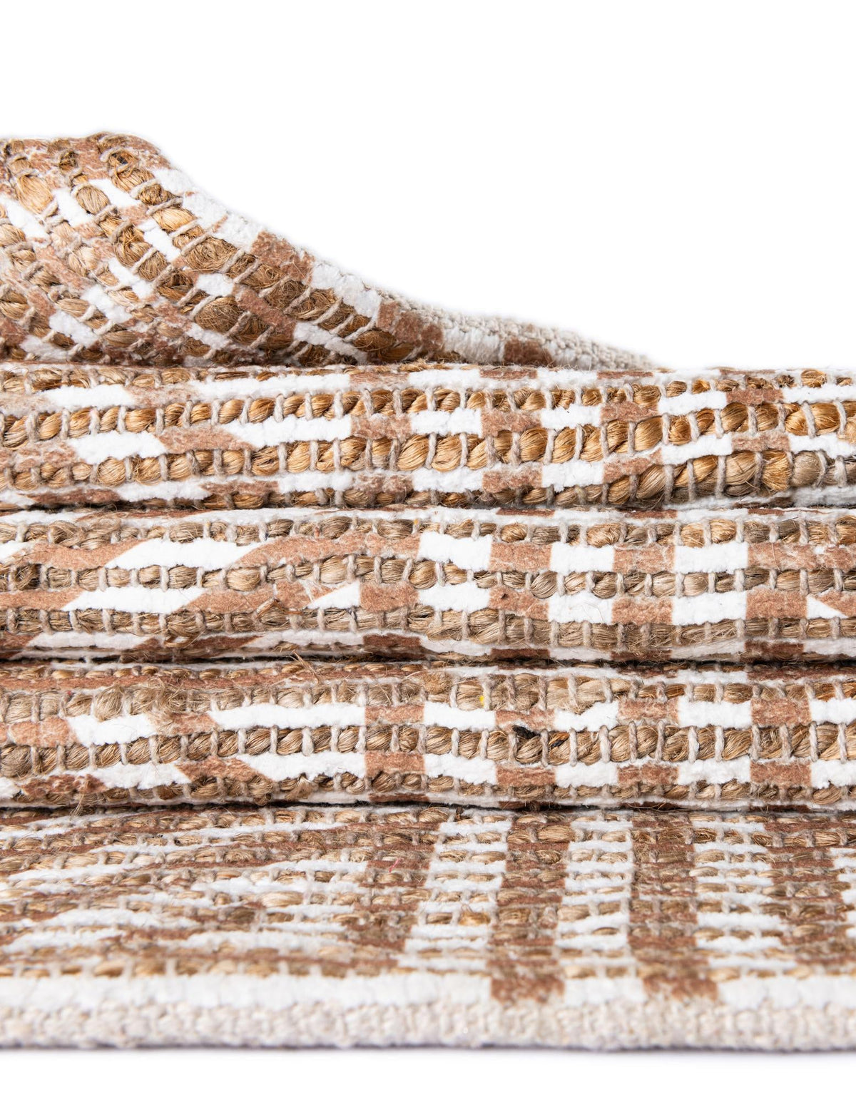 Desert Weave Jute Collection Area Rug -  Thar Rectangle Light Brown and Ivory  lifestyle 55