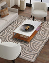 Desert Weave Jute Collection Area Rug -  Thar Rectangle Gray and Ivory  lifestyle 28
