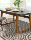 Desert Weave Jute Collection Area Rug -  Thar Rectangle Gray and Ivory  lifestyle 40