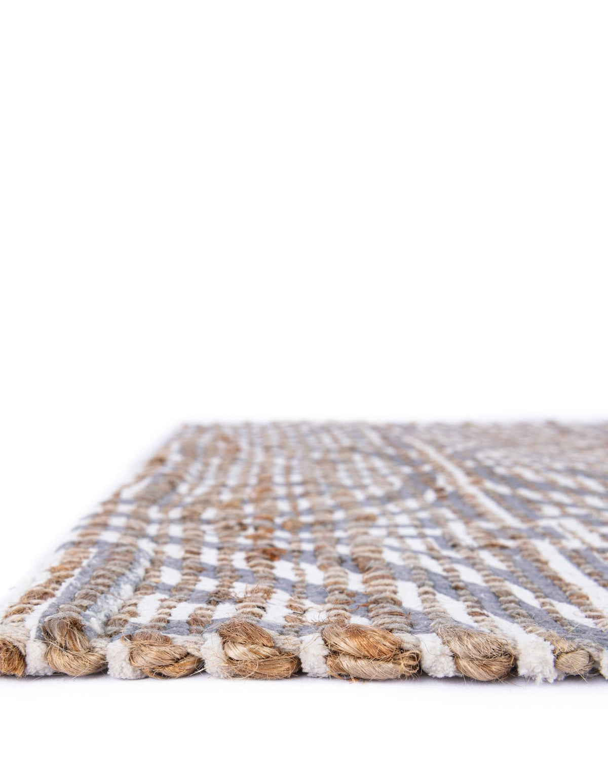 Desert Weave Jute Collection Area Rug -  Thar Rectangle Gray and Ivory  lifestyle 56